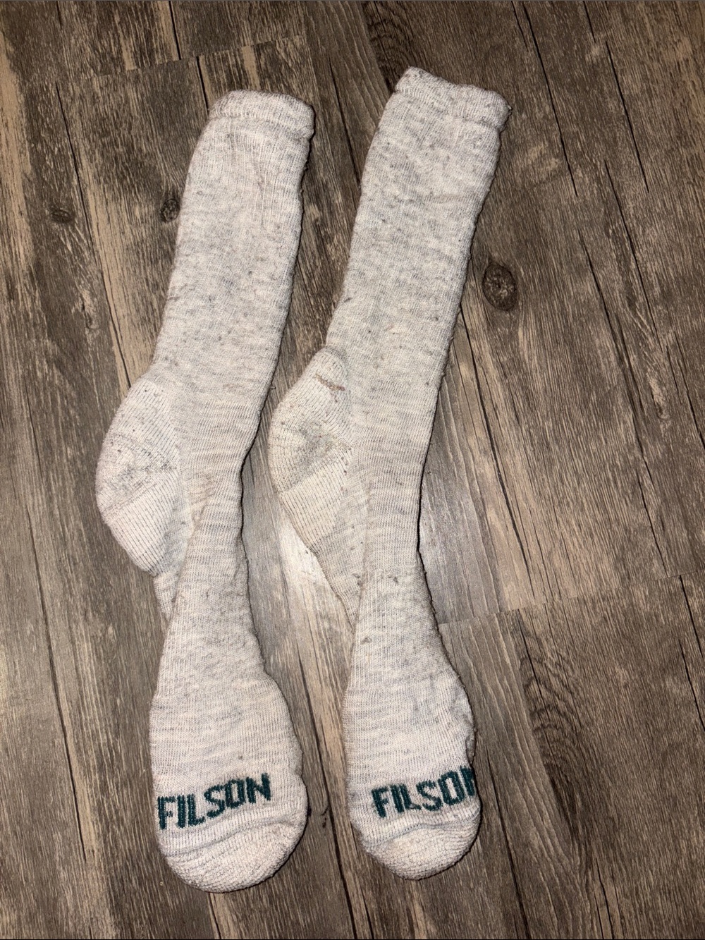 Filson thick wool socks men’s large